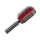 thumbnail image 2 of Cepillo de pelo con cojín, autolimpiante, masajeador del cuero cabelludo, peine de dientes redondeados, peine para cabello largo para mujeres, color rojo, 2 of 15