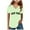 Mint Green, variant on SNKSDGM Girls White T Shirts for Kids 3T Girls Cotton White T Shirts for Kids 10-12 Shirts for Teen Kids Girls Child Short Sleeve Prints T Shirt Trendy Girls Fans Tops 8-9 Years