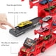 thumbnail image 3 of Car Transporter Truck Toys Mega Hauler Truck with 6 Mini Cars Three Layer Folding Vehicles Set for Kids Boys Girls, 3 of 4