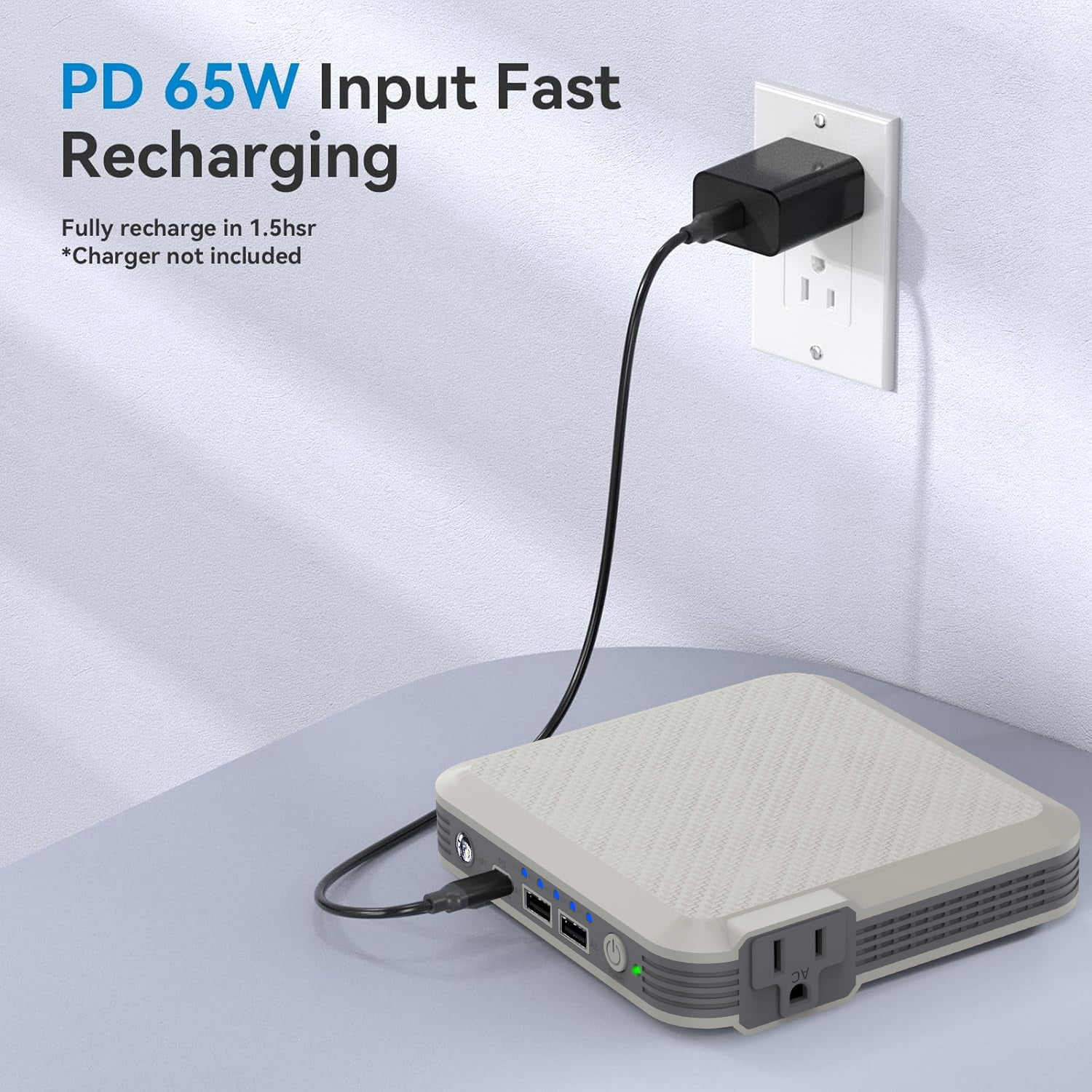MASALUO P16 100W Portable Power Bank with AC Outlet - 20000mAh Laptop Power Bank for Laptop, Hunting and Outdoor Use