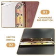 thumbnail image 5 of 4Pcs Bed Rail Fasteners Metal Bed Frame Rail Brackets Bed Rail Hinge Accessories, 5 of 5