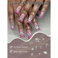 thumbnail image 2 of EBANKU Nail Charms for Nails, 100 PCS Nail Charms Y2K Bulk Set with 15g Nail Rhinestones Glue, Star Heart Planet Cross Alloy Nail Gems 3D Silver Stars Nail Jewels Accessories for Acrylic Nails ALT2, 2 of 3