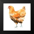 thumbnail image 2 of Scarvey, Emma 15x15 Black Modern Framed Museum Art Print Titled - Wild Chicken II, 2 of 5