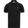 thumbnail image 2 of Lacoste Men's PH4012 Cotton Short Sleeve Logo Casual Polo Shirt Black M, 2 of 3
