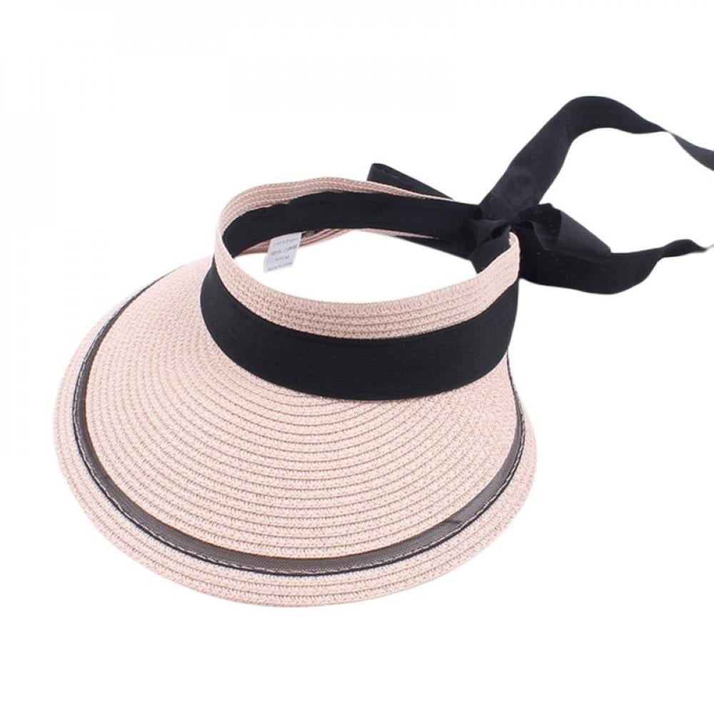 ZDMATHE Women's Straw Wide Brim Hat 