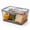 Grey, variant on Airtight Bread Box With Date Indicator Lid, Countertop Bread Storage Container, Portable Kitchen Box for Bread, Toast, Bagel, Cookies And Fresh Fruits (Grey)