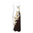 thumbnail image 4 of SMihono Robe d'Été Grande Taille pour Femmes 2023 Mode d'Été Imprimée Col Rond Sans Manches Robe à Épaules Dénudées, 4 of 5