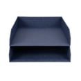 thumbnail image 3 of Bigso Hakan Letter Trays | Stackable Paper Tray Organizer | 2 Pack | Blue, 3 of 9