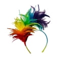 thumbnail image 3 of Diadema de plumas Moda Boho Cómodo Banda para el cabello Señoras Sombreros para disfraces Fiesta de cumpleaños Escenario Banquete de bodas A Salvador  Banda para el cabello, 3 of 8