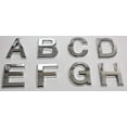 thumbnail image 3 of 1 PCS - Apartment Number Sign/Mailbox Number Sign, Door Number Sign. Letter Z (Silver,3D, Size 2.75 x 1.75, Comes with Double Sided Tape)- The Maple line, 3 of 4