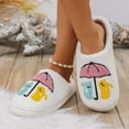 thumbnail image 2 of Gaexia On Slippers for Women,Cozy Lined Slippers Warm Winter Indoor Outdoor Soft Sole Comfortable Slides for,Outdoor Slippers, 2 of 7