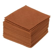 Soft Felt Sheets Fabric Craft Sheets Brown 4 Inch x 4 Inch 21 Pcs