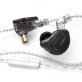 thumbnail image 1 of Auriculares intrauditivos KZ ZAX Auriculares deportivos con cable 0,75 mm Auriculares portátiles Cable largo Bajo estéreo Música Manos libres para caminar Correr Negro con micrófono seitruly EL005375-04B, 1 of 2