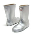 thumbnail image 7 of Hunter Toddlers Original First Classic Metallic Rain Boots, Silver,6 M US, 7 of 7