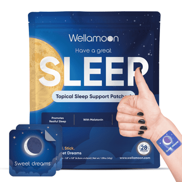 Wellamoon Original Sleep Patches, 28 Patches - Easy-to-Apply, Relax & Wake Up Refreshed