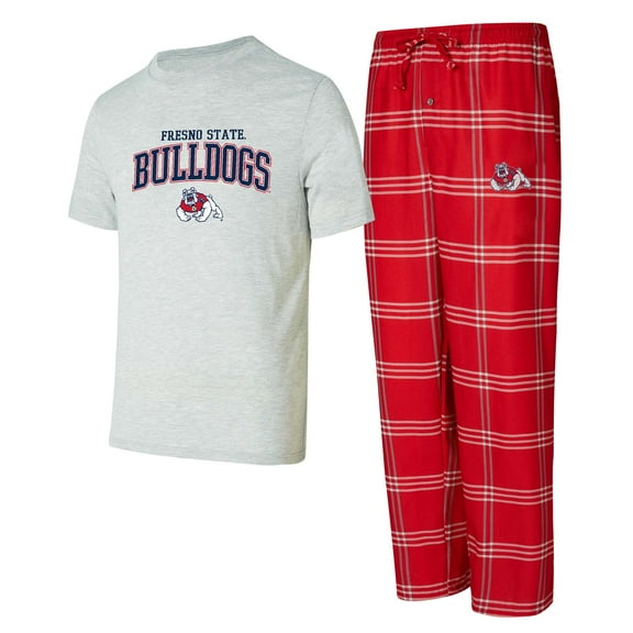 Men's Concepts Sport Fresno State Bulldogs Top & Pants Sleep Set