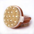 thumbnail image 4 of 2 cepillos corporales de baño de madera de teca para cepillado húmedo y seco, cepillo exfoliante corporal, cepillo corporal de ducha, cepillo redondo para el cuerpo oso de fresa Juguete, 4 of 4