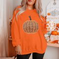 thumbnail image 6 of QUNYINEY Halloween Women Sweatshirt Pumpkin Crew Neck Pullover Graphic Tops Fall Long Sleeve Loose Fit Casual Sweatshirts, 6 of 6