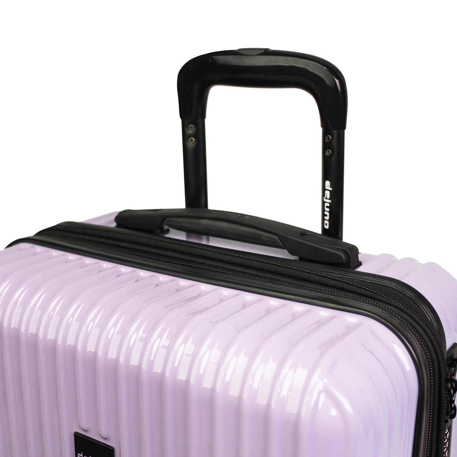 CalBags Dejuno Tonal 2-Piece Polycarbonate Lightweight Hardside Expandable Spinner Luggage Set with TSA Lock - Lavender (20 & 24)