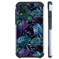 thumbnail image 1 of Compatible with Motorola Moto G Stylus 5G (2021) Hybrid Fusion Guard Phone Case Cover (Teal Jungle Leaf), 1 of 1