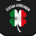 thumbnail image 4 of Inktastic Italian Leprechaun Boys or Girls Baby Bib, 4 of 4
