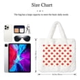 thumbnail image 3 of Salouo Happy Canada Day for Plush Underarm Bag,Soft Tote Bag Ladies Fluffy Shoulder Bag Women Furry Tote Bag Plush Handbag for Autumn and Winter, 3 of 7