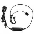 thumbnail image 2 of Auriculares tipo gancho para la oreja ANGGREK USB para Skype, 2 of 8