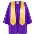 2024 Girls Boys Kindergarten Graduation Cap and Gown with Tassel Purple