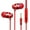 🔥 Red, variant on Viflosae Headphones for School Wired Sports Headphones HIFI Super Bass Headset 3.5mm In-Ear Earphone Stereo Earbuds Headphone Wired Kids Headphones for School