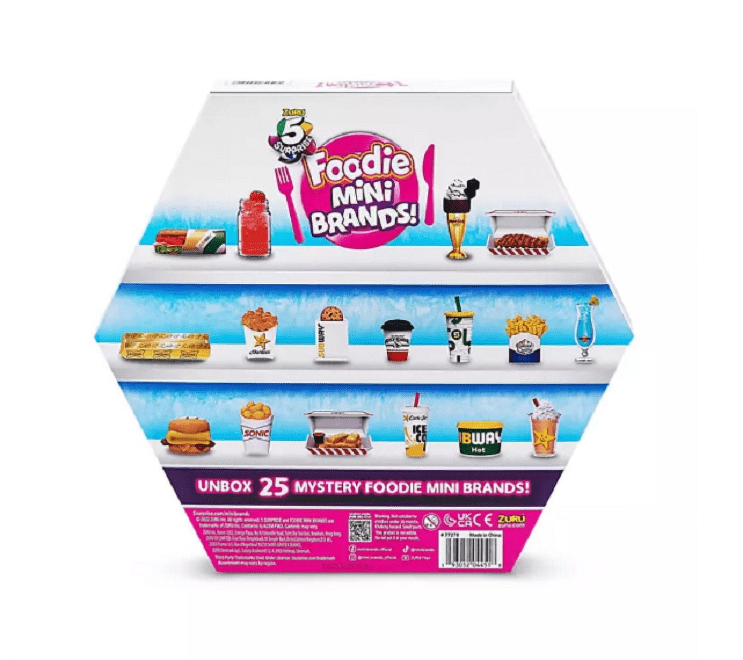ZURU™ 5 Surprise™ Mini Brands Foodie Edition Series 1 • Showcase US
