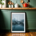 thumbnail image 6 of Gapstow Bridge in the Snow - Manhattan New York Photography Winter Snow Bridge Landscape Scenic Nature Water Black Framed Wall Art Print 12 x 16 inches, 6 of 9