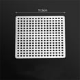 thumbnail image 1 of MYG Stainless Steel Square Bathroom Shower Sink Strainer Drain Hair Filter Cover, 1 of 9