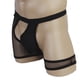 thumbnail image 3 of Bolsa frontal abierta para hombre asimétrica Salvador Boxer Red Sexy, 3 of 10
