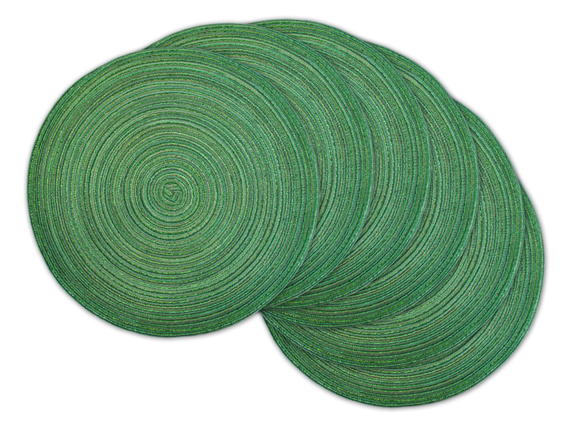 15"x15" Round Placemat Green Threshold