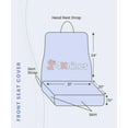 thumbnail image 5 of Front Seat (Bucket Seat) Cover (Black), 5 of 7