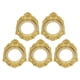 thumbnail image 2 of Marco De Fotos De Casa De Muñecas, Mini Marco De Fotos De Casa De Muñecas Lindo Y Realista 5 Uds. Ovalado Dorado Para Accesorios De Casa De Muñecas, 2 of 8