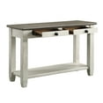 thumbnail image 3 of OakvillePark Bedos Sofa Table, Rosy Brown/Antique White, 3 of 5