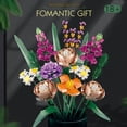 thumbnail image 3 of Bloques compatibles Flores Flores eternas Ramo decorativo Decoración Ensamblado Adornos de niña Modelo Juguete Regalo, 3 of 4