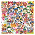 thumbnail image 1 of Pegatinas Umizoomis de vinilo impermeable, estilo anime, 55 unidades, 1 of 5