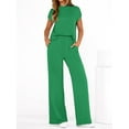 thumbnail image 3 of PRETTYGARDEN Womens 2 Piece Outfits Casual Cap Sleeve Lounge Set Summer Tracksuits Matching Sets Beach Fashion Travel Clothes, 3 of 8