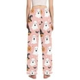thumbnail image 3 of FORMRS Women's Pajama Pants with Pockets Soft Comfy Loungewear Sleep Bottom, Sizes S-2XL, Pastel Pink Halloween, 3 of 8