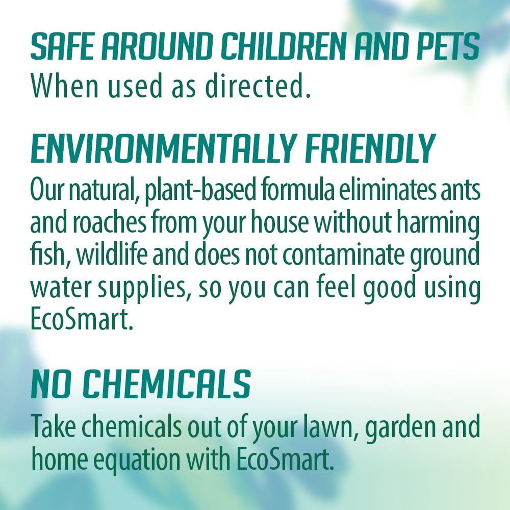 EcoSmart Natural, Plant-Based Ant and Roach Killer, 14 Ounce Aerosol Spray Can (Pack of 2)