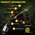 thumbnail image 4 of AOVOX Propane Torch Weed Burner Kit with Hose - Adjustable Flame Control, Empty Torch Only (Fuel Tank Not Included), for Garden Weeding, Roofing & Snow Melting., 4 of 9