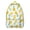 Tropical Fruit P, variant on Vintage Ethnic Mandala Art Backpack for Women, Traditional Tribal Pattern School Daypack with Mystic Sacred Boho Design