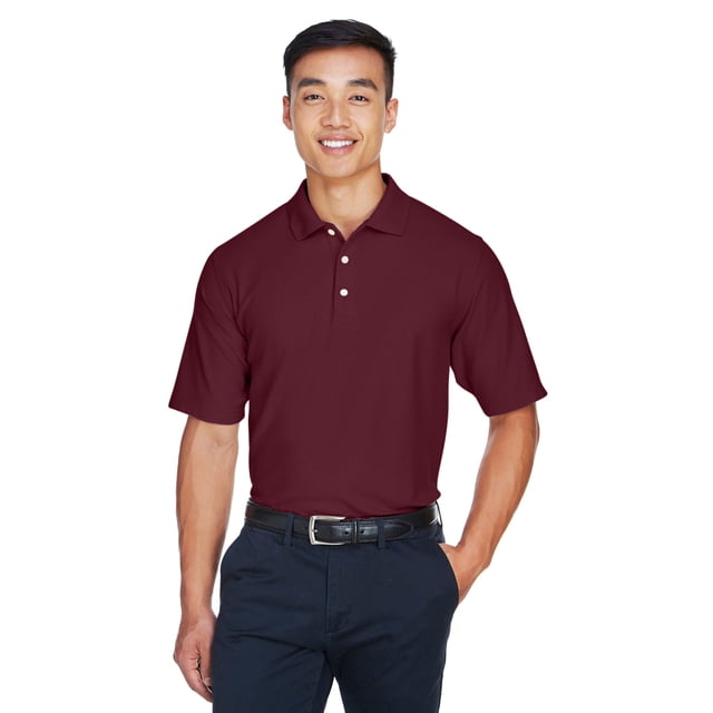 Polo DRYTEC20™ Performance para hombre BURDEOS 4XL Devon & Jones DG150