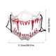 thumbnail image 2 of Máscara de Terror TBKOMH Media Cara Calavera Decoración Facial de Halloween, 2 of 2