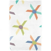Simply Daisy 30" x 60" Pinwheel Pop Geometric Print Beach Towel
