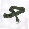 thumbnail image 3 of OULII 2Set Portable Green Nylon Rope Hammock for Camping and Outdoor Relaxing 11.8x31.5in, 3 of 8