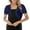Blue, variant on Shrugs For Dresses Summer Lightweight Cropped Cardigan Shrug Short Sleeve Open Front Casual Bolero Cover Ups