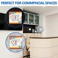 thumbnail image 4 of 2-Gang Screwless Pioneer Floral Decorative Wall Plates,Size 2-Gang 4.7"W x 4.7"H,Unbreakable Thermoplastic Faceplate Cover for Kitchen Living Room Bedroom Decorator Receptacle Outlet Switch, 4 of 7